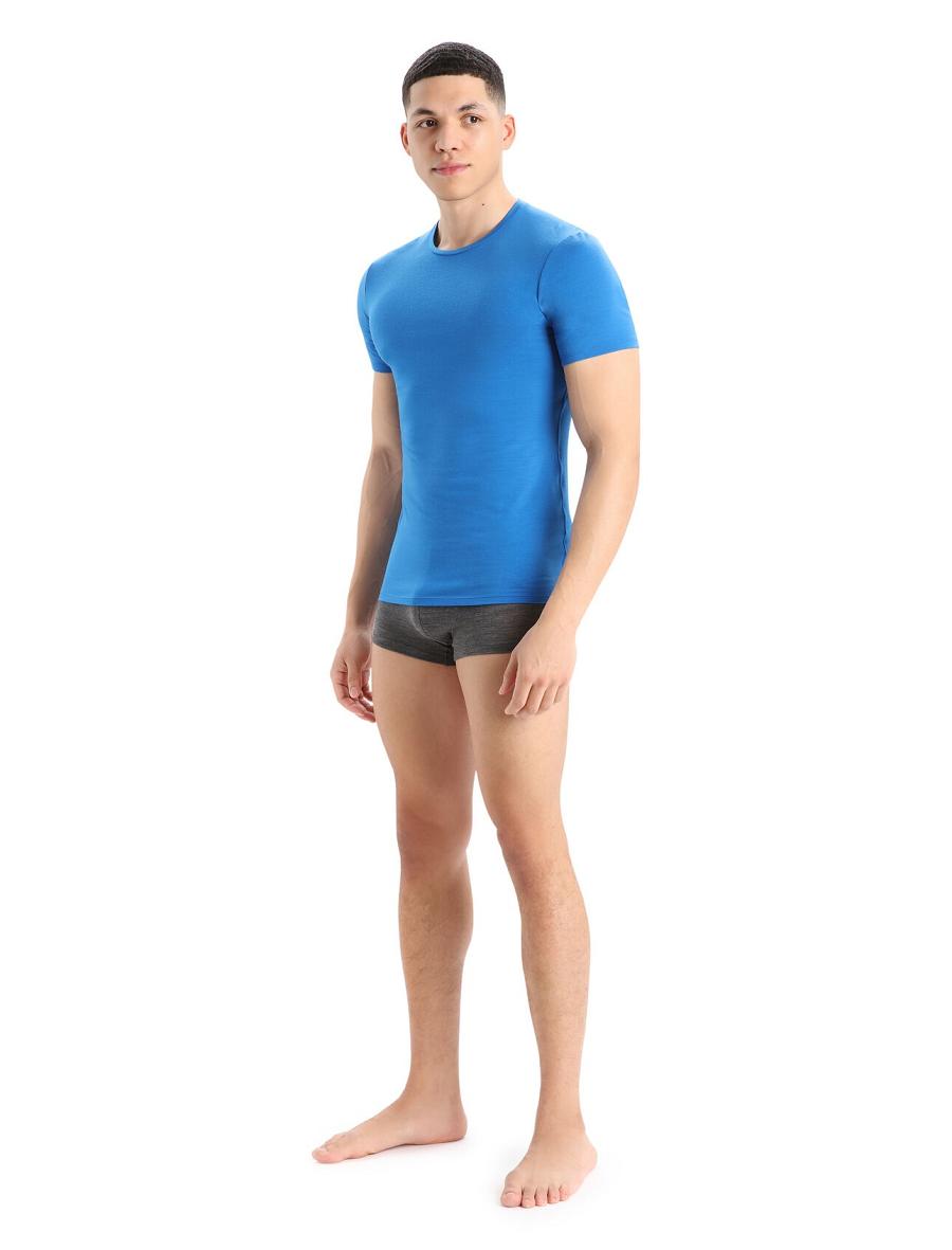 Monsoon Heather Icebreaker Cool-Lite™ Merino Anatomica Trunks Men's Underwear | AU 1288WNBY